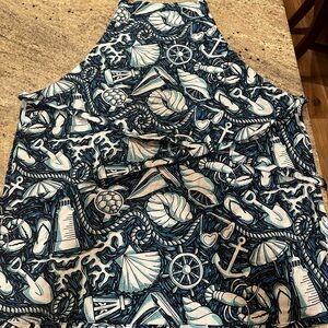 Vera Bradley Nautical Theme Apron Lightweight